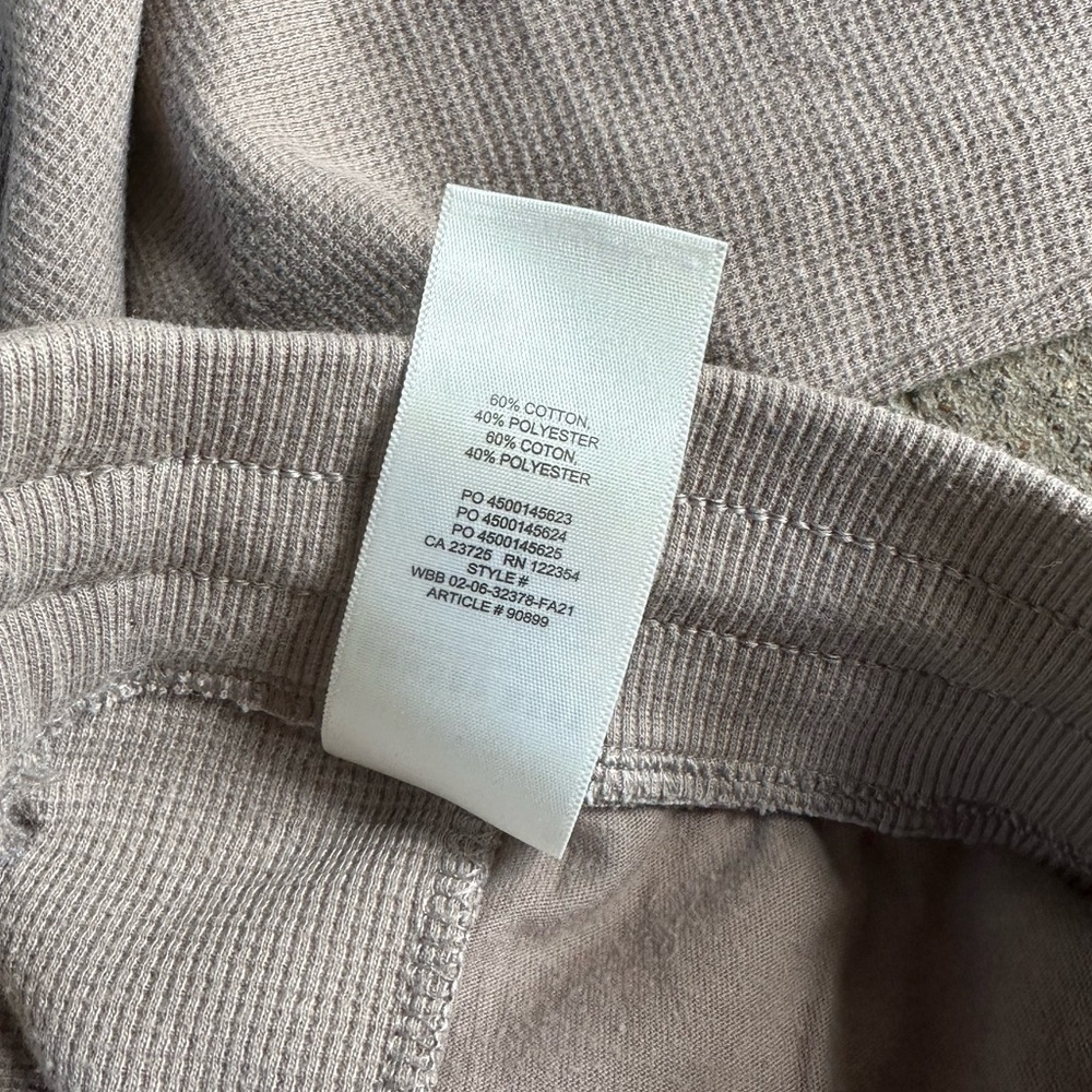Aritzia Sunday Best Baby Waffle Jogger Rocky Grey Size XS, See Photos For Color - Picture 12 of 12